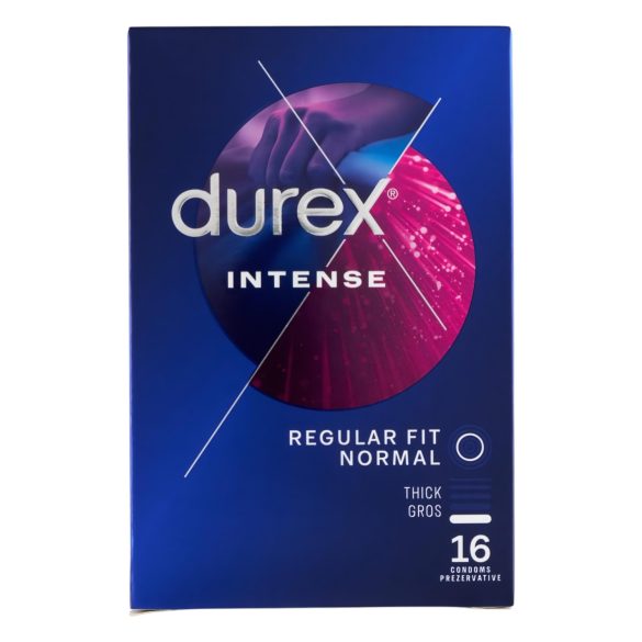 Durex Intense - rebrasti i zrnasti kondomi (16 komada)