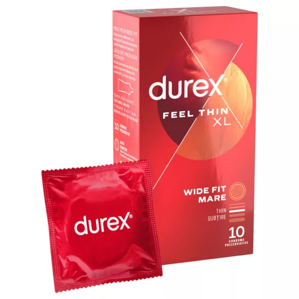 Durex Feel Thin XL - Kondomi za prirodni osećaj (10 kom)