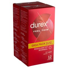   Durex Feel Thin - природан осећај, пакет кондома (2x12 ком)