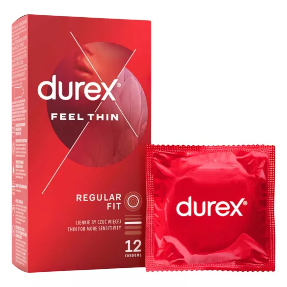 Durex Feel Thin - природан осећај, пакет кондома (2x12 ком)