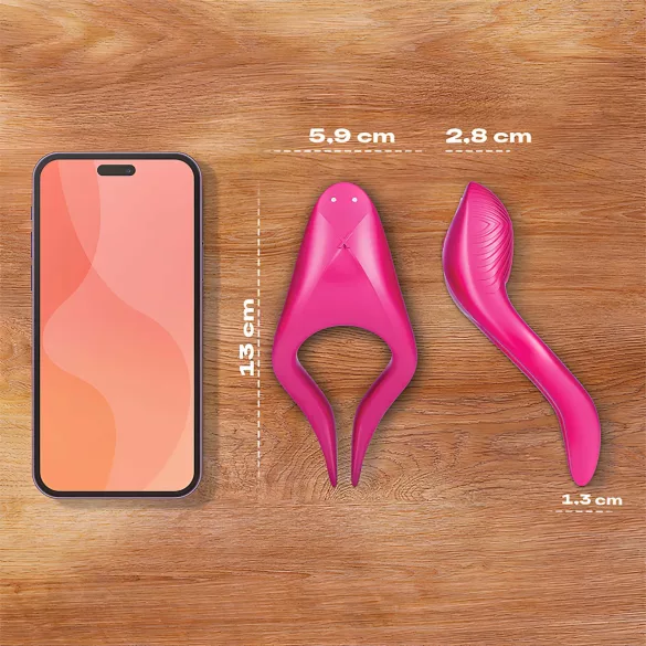 Durex Tease & Ride - Intimni vibrator za tačke (roze)