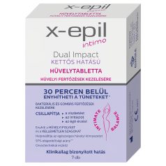   X-Epil Intimo Dual Impact - dvostruko delujuće vaginalne tablete (7 kom)