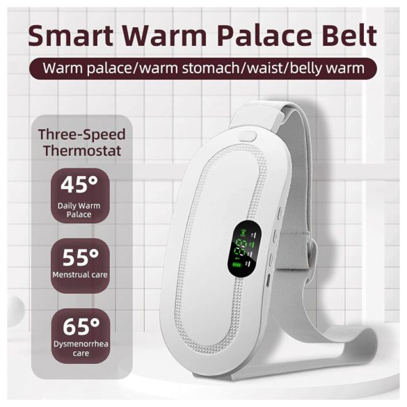 EMS - bežični masažni pojas za menstruaciju (bela)