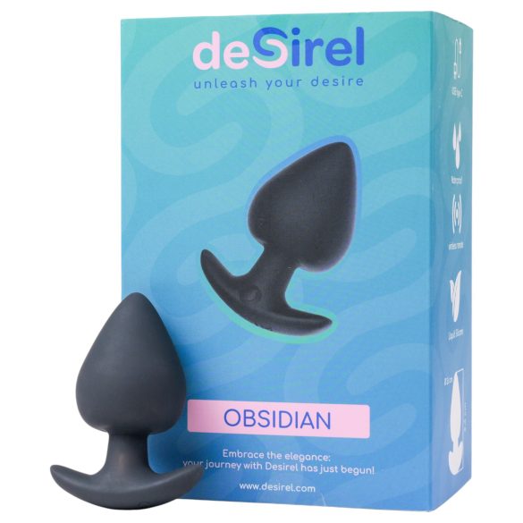 Desirel Obsidian - pametni analni vibrator (crni)