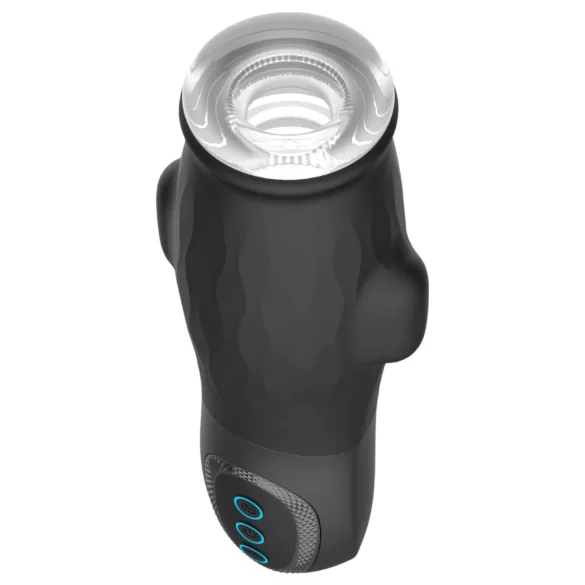 Usamljena Anna - crni vibrator sa akumulatorom i sisanjem