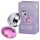 Desirel Pink Jewel L - analni čep (srebrno-ružičasti)
