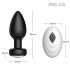 Desirel Easy Obsidian - bežični radio analni vibrator (crni)