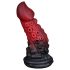 OgazR - Dildo s pipcima - 19cm (crveni)