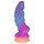 OgazR - svetleći zmaj dildo - 22cm (ljubičasto-roze)