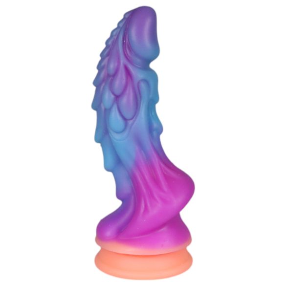 OgazR - svetleći zmaj dildo - 22cm (ljubičasto-roze)