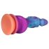OgazR - svetleći zmaj dildo - 22cm (ljubičasto-roze)