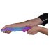 OgazR - svetleći zmaj dildo - 22cm (ljubičasto-roze)