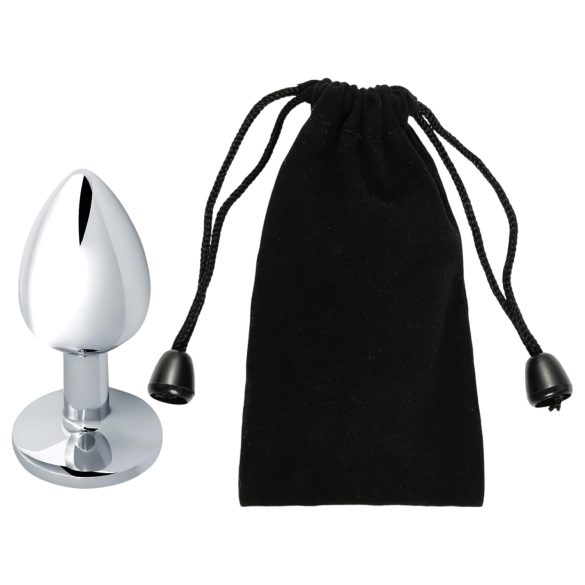 Sunfo - metalni analni plog sa zlatnim kamenom (srebro)