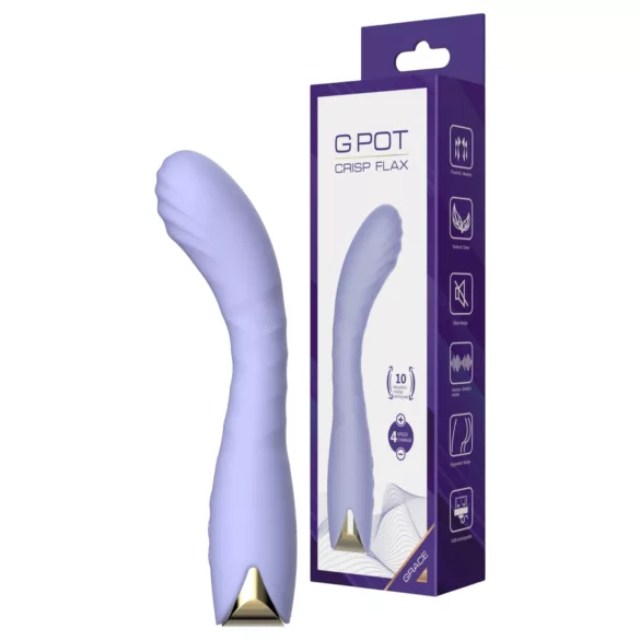 Biu-Biu - zakrivljeni G-tačka vibrator (ljubičasti)