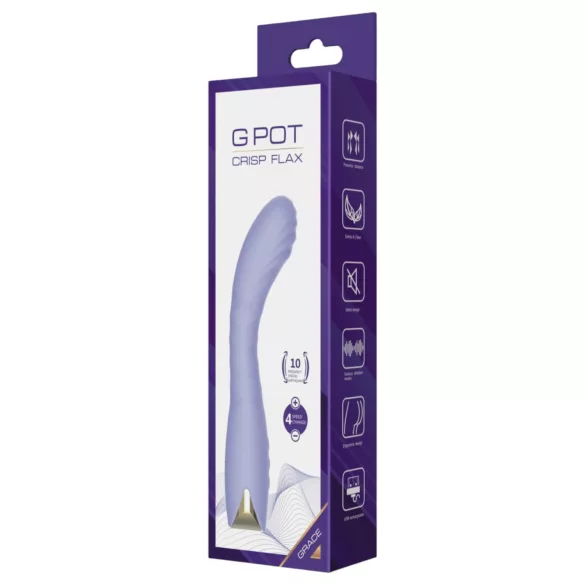Biu-Biu - zakrivljeni G-tačka vibrator (ljubičasti)