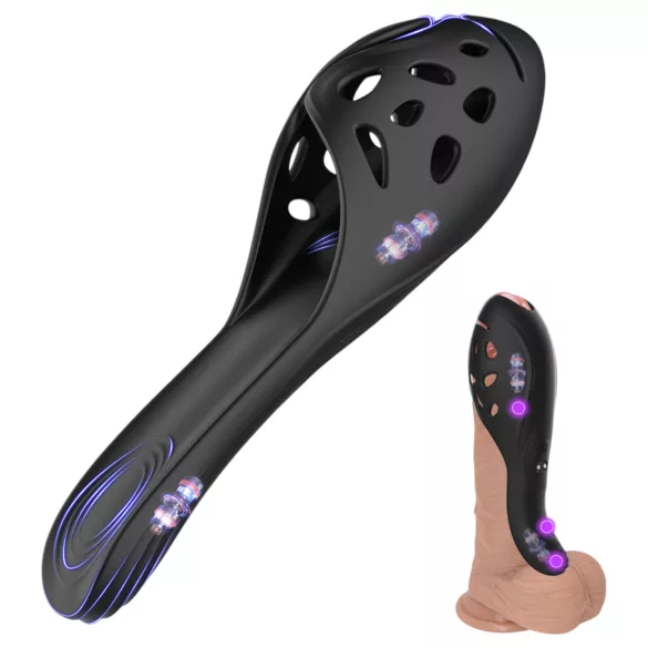 Biu-Biu - vibrator za penis (crna)