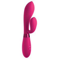 / OMG! Zečevi - vibrator sa ručkom za klitoris (roze)