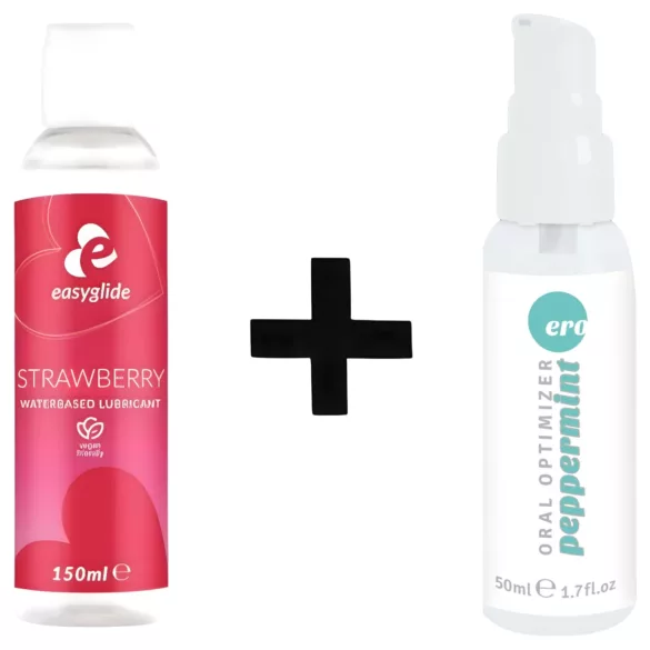 Oralni seks početni set za parove (gel, lubrikant)