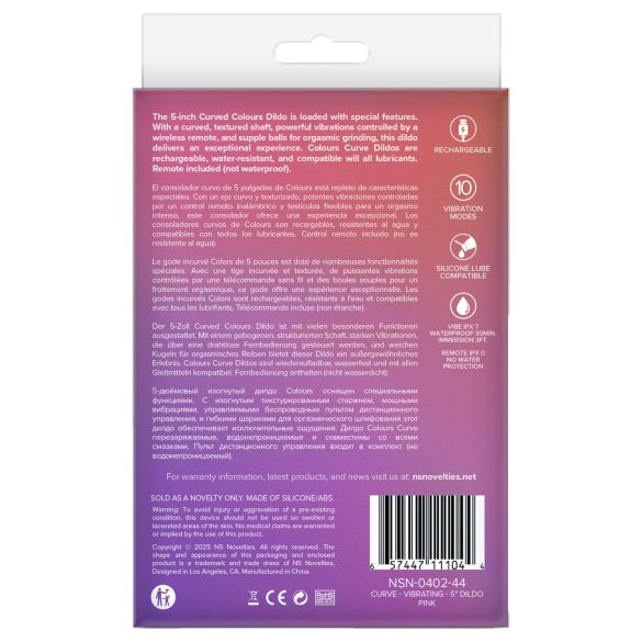 NS Novelties - 2u1 stimulator klitorisa i G-tačke vibrator (roze)