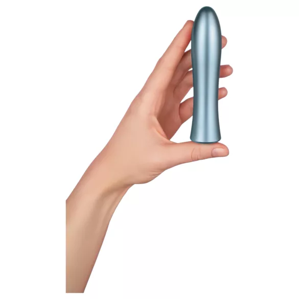 FemmeFunn Bougie - premium aluminijumski vibrator (srebrni)