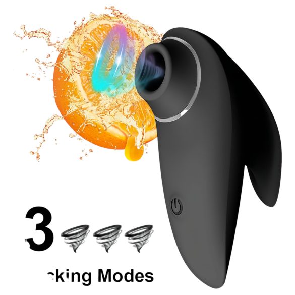 AlvUp - vibracioni stimulator klitorisa sa vazdušnim talasima (crni)