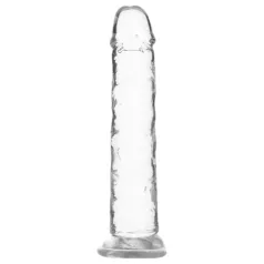 Addiction Crystal - dildo sa vakuumom (prozirno) - 18cm