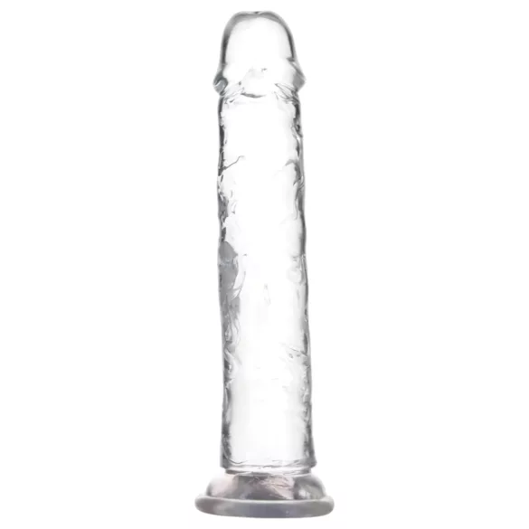 Addiction Crystal - dildo sa vakuum bazom (proziran) - 20cm