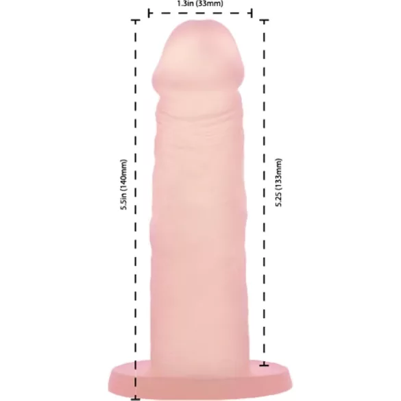 Addiction Cocktails - dildo sa vakumskim držačem (breskva)