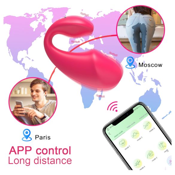 AlvUp - vibraciono jaje (roze)