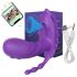 AlvUp - okretan, usisni vibrirajući uređaj za nošenje (ljubičasta)