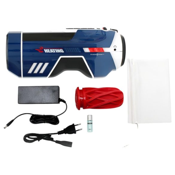 Leten SM Future Pro - mrežni potisni, zvučni, pritisni, grejni masturbator (plavi)