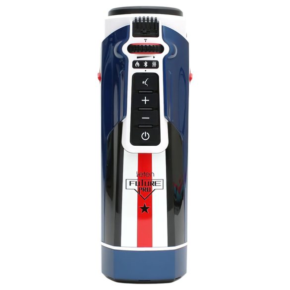 Leten SM Future Pro - mrežni potisni, zvučni, pritisni, grejni masturbator (plavi)