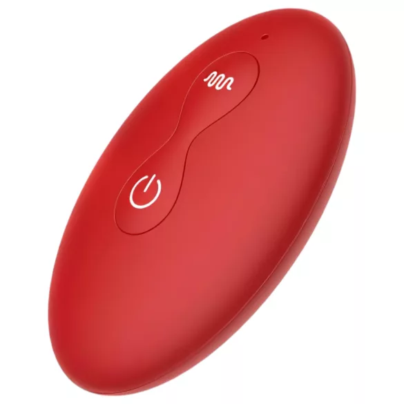 Rose Plug - bežični analni vibrator, crveni