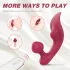 Sex HD Chomper - vibrator za klitoris i anal (crvena)