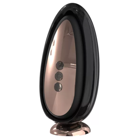 Vrhunski HD ogledalo vibrator s grejanjem (crni)