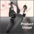 Vrhunski HD ogledalo vibrator s grejanjem (crni)