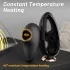 Vrhunski HD ogledalo vibrator s grejanjem (crni)