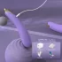 Seks HD - patlidžan vibrator (ljubičasti)