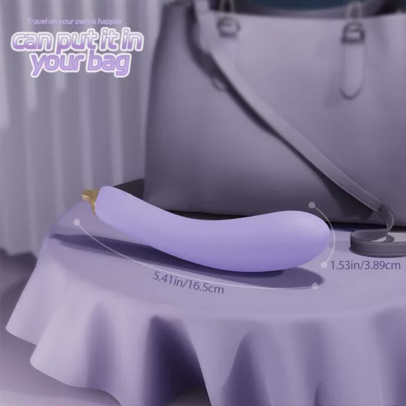 Seks HD - patlidžan vibrator (ljubičasti)