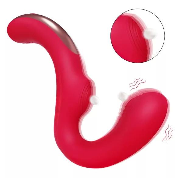 SEX HD Džini - G-tačka i klitoris vibrator (crveni)