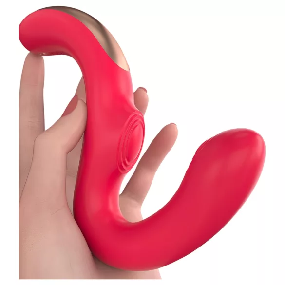 SEX HD Džini - G-tačka i klitoris vibrator (crveni)