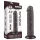 Lovetoy Sliding-Skin - dildo sa vakumom dvostrukog sloja - 20cm (braon)