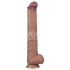 Lovetoy - dvoslojni XXL dildo - 36,5 cm - (natur)