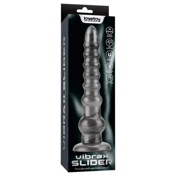 Lovetoy King Size - ekstra veliki vibrator - 32 cm (siva)