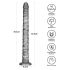 Lovetoy King Size - Ekstra Veliki Vibrator - 40,5 cm (siva)