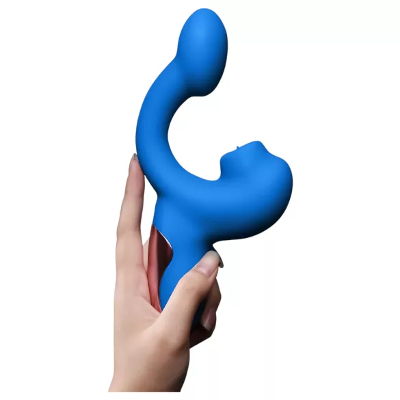 Magic Motion Magic Ponder - 2u1 vibrator sa nosivim klitoralnim krakovima (plav)