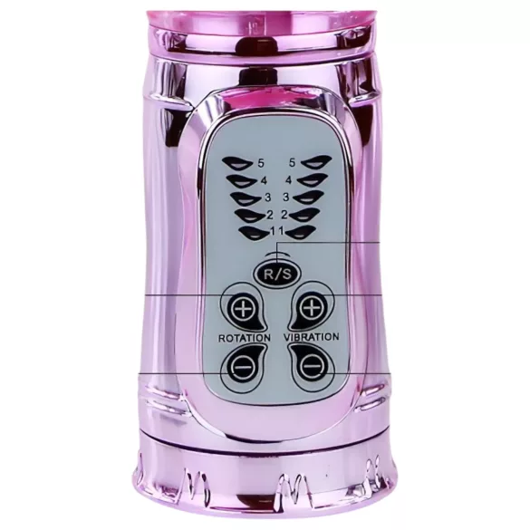 Baile - Vibrator s leptirima i masažnim krakom za klitoris (roze)