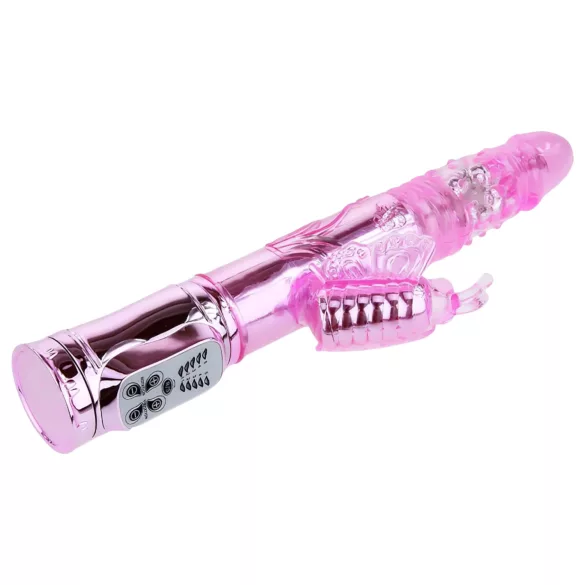 Baile - Vibrator s leptirima i masažnim krakom za klitoris (roze)