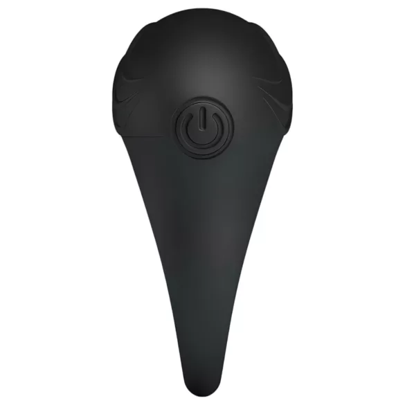 Pretty Love Bertram - vodootporni, vibrirajući prsten za penis (crni)