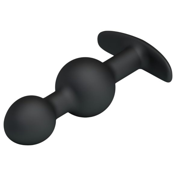 Pretty Love - unutrašnji kuglasti analni dildo (crni)